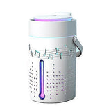 Bluetooth Music Humidifier, USB Charging Cool Mist Humidifier for Bedroom/Car