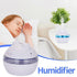 USB Humidifier, Large Capacity Spherical Air Humidifier with Dual Button for Home