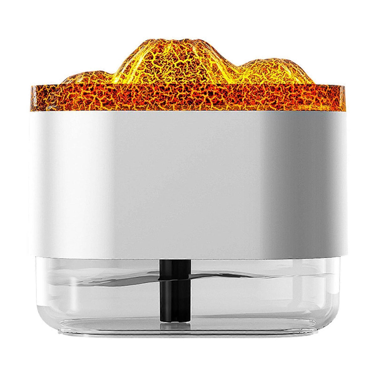 300ml Flame Effect Aromatherapy Humidifier with LED Light, Quiet USB Humidifier