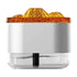 300ml Flame Effect Aromatherapy Humidifier with LED Light, Quiet USB Humidifier