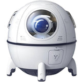 Astronaut Spaceship Humidifier with Night Light, Mini Mist Maker for Bedroom & Babies Room
