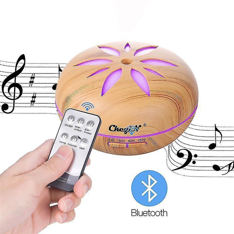550ml Bluetooth Humidifier with Remote, Timer, Ultrasonic Mist & Mood Light
