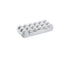 Buckle Type Egg Storage Box with Lid PP Fresh Preservation Egg Organizer Kitchen Tools-Gray 18 Grid