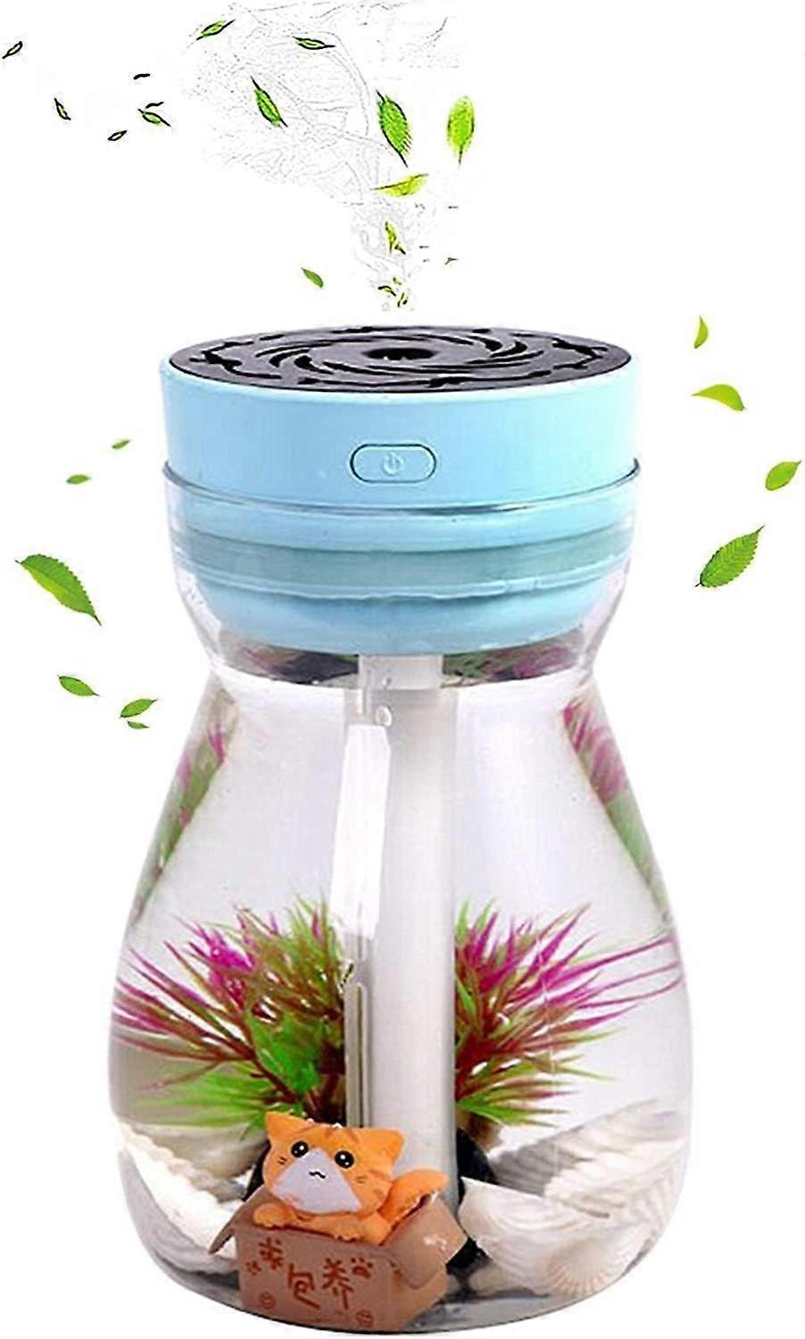 Micro Landscape Mini Humidifier, Cute USB Air Humidifier for Car & Personal Use