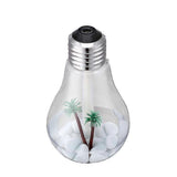 Saturn USB Humidifier, Mini Air Purifier & Humidifier with Wooden Base