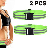 Reflective Belt or Sash, Military Style Visibility Strap for Outdoor Reflective Gear