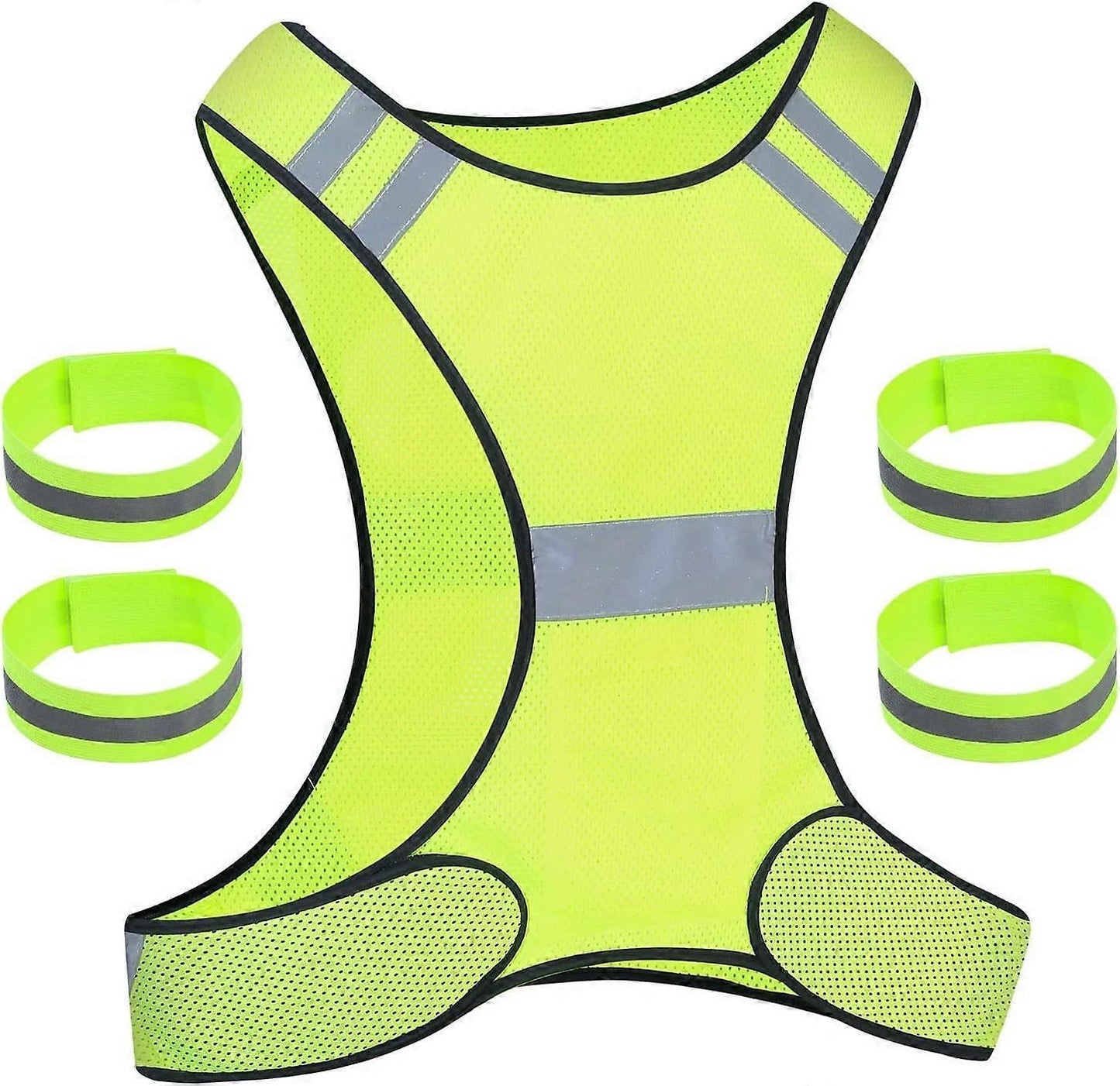 Reflective Vest, High Visibility Reflective Gear for Outdoor Activities and Sports