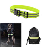 Adjustable Reflective Belt, Portable Running Reflective Gear with Security Tape