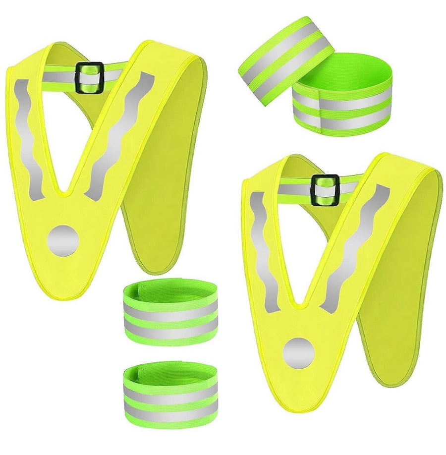 Babies Reflective Vest with Wrist Bands, Outdoor High Visibility Reflective Gear
