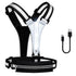 USB LED Running Vest with Belt Bag, Reflective Gear for Runners, Biking, Night Sports