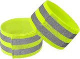 High Visibility Reflective Bands for Wrist, Arm, Ankle, Adjustable Elastic Night Gear