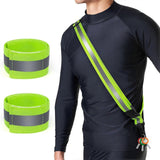Military Reflective Belt & security Tape for Night Running, Hiking, Biking