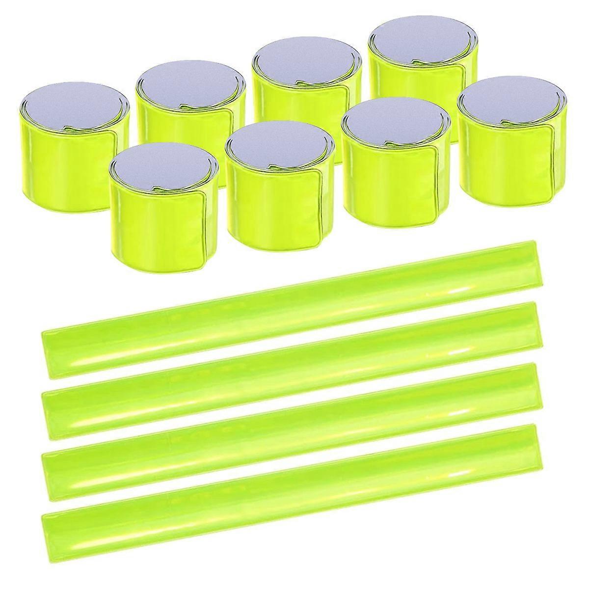 10pcs Reflective Gear Set, High Visibility Reflective Bands for Night Outdoor Activities