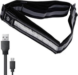 Adjustable Reflective Belt, High Visibility Gear for Running, Biking, Walking