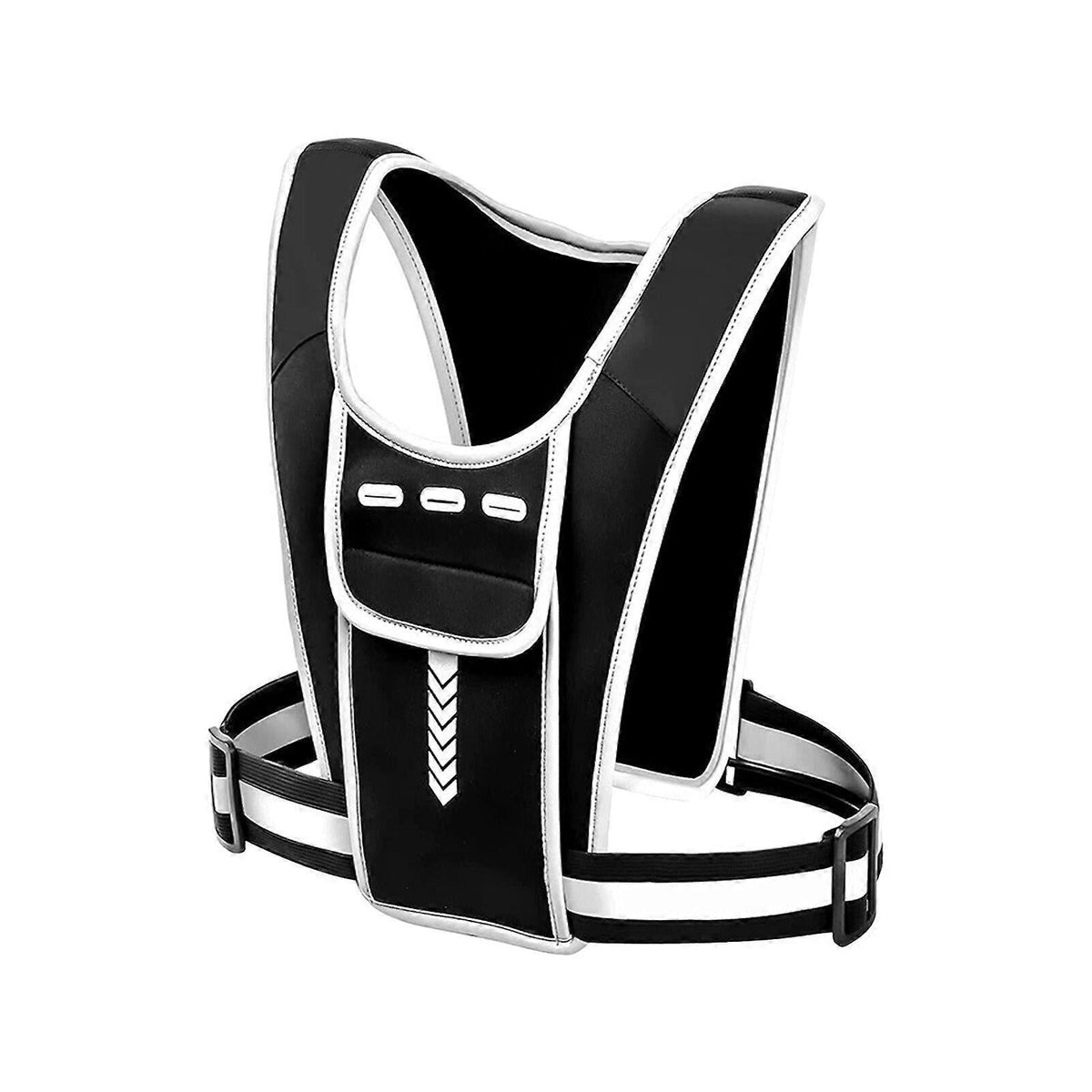 Reflective Workout Gear with Phone Holder, Multiple Pockets for Running & Outdoor Sports