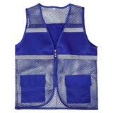Reflective Mesh Vest, Breathable High Visibility Gear for Workers & Volunteers - Size L