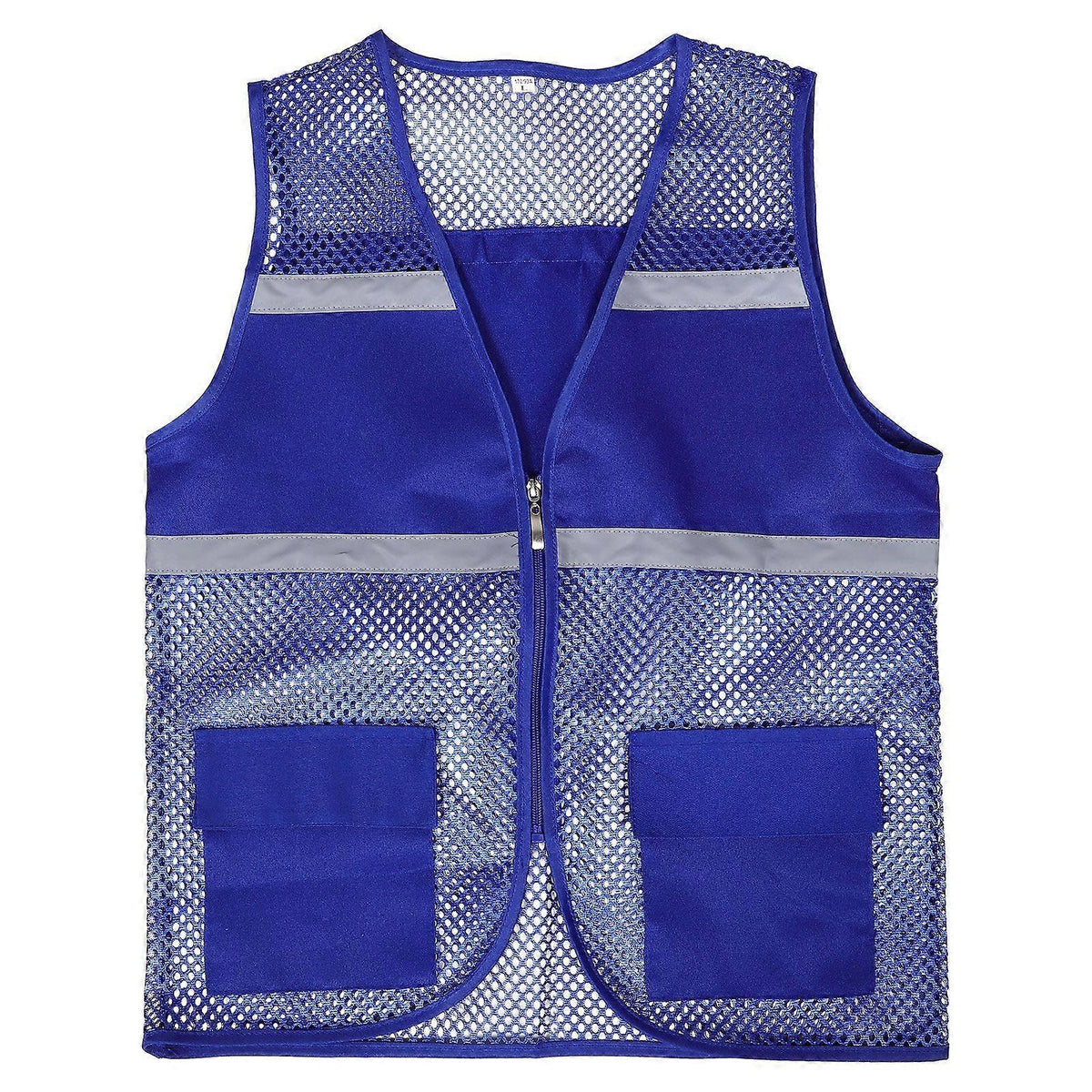Reflective Mesh Vest, Breathable High Visibility Gear for Workers & Volunteers - Size L