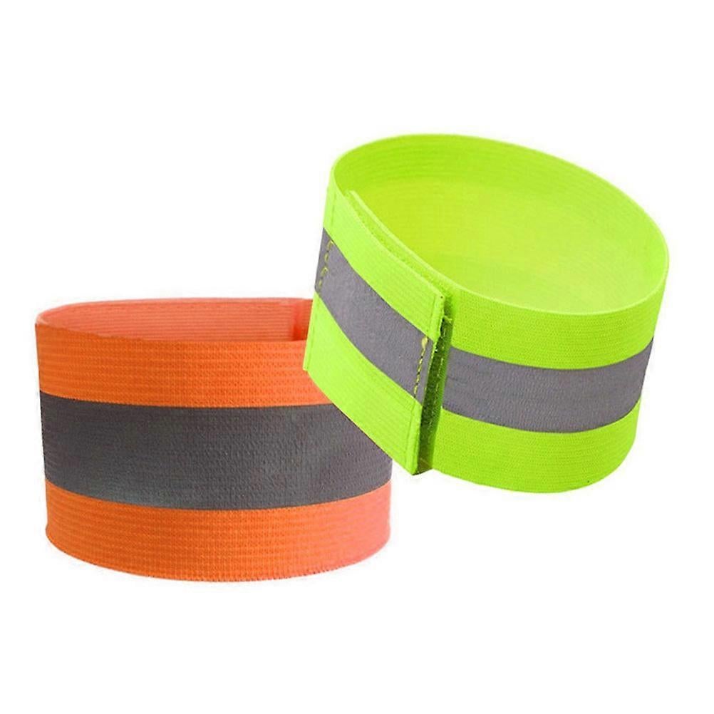 4pcs Reflective Armband Bands, Bike & Running security Gear, High Visibility Wrist Straps