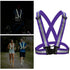 Adjustable Cycling Vest, Reflective Night Gear for Biking, Running & Outdoor Sports