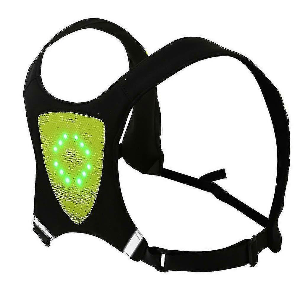 LED Reflective Vest, Adjustable Running Gear for Night Walking & Jogging