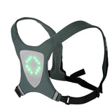 LED Running Vest, Reflective Night Gear with Adjustable Waist & Shoulder Straps