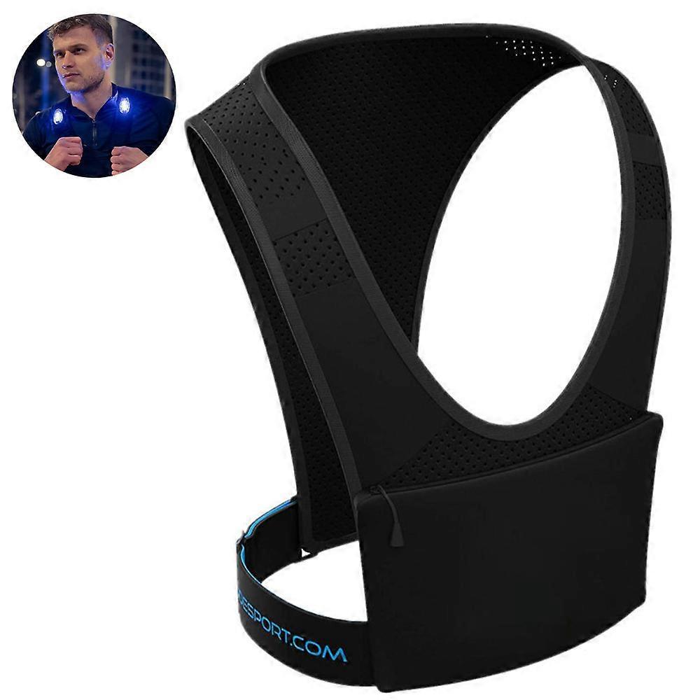 Lightweight Bounce-Free Running Vest, Adjustable Reflective security Gear
