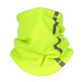 Reflective Neck Gaiter, Cold-Proof Breathable Neck Gear with Strip for Cycling