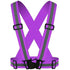 Hi-Vis Work security Vest, Adjustable Reflective Strap Waistcoat for Visibility