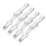 4PCS Adjustable Bed Sheet Holder Clips, Corner Fasteners and Grippers for Fitted Sheets