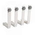 4PCS Bed Sheet Holder Fasteners with Mattress Cover Clips, Gray