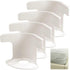 4PCS Lock Sheet Holders, Heavy Duty Fitted Sheet Straps, White