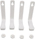 4PCS Bed Sheet Holder Straps, 3-Way Fasteners, Easy to Install