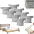 4PCS Bed Sheet Holders, Fitted Sheet Straps for All Mattress Sizes