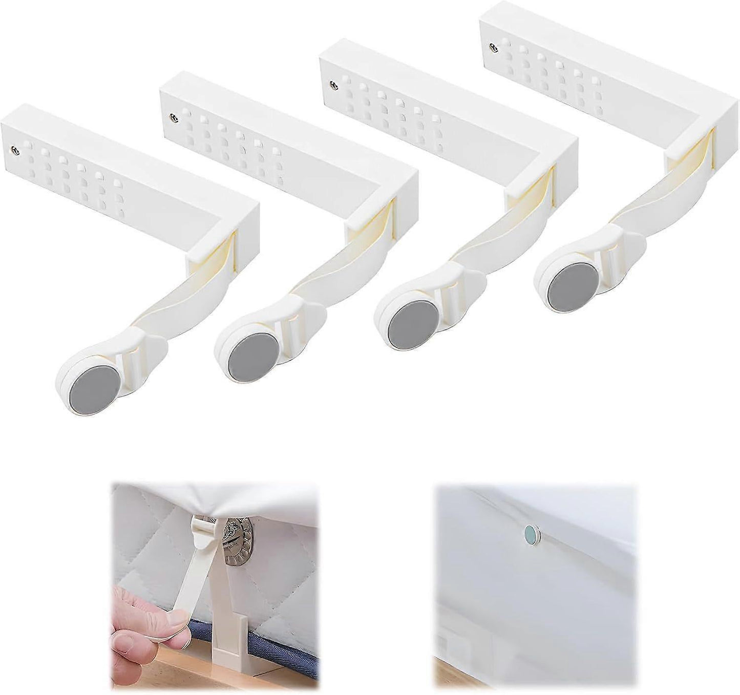 Bed Sheet Grippers, Corner Fasteners, Latest Model