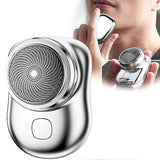 Mini Portable Electric Shaver, Compact Travel Razor for Men