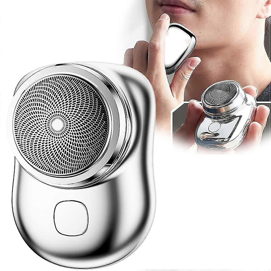 Mini Portable Electric Shaver, Compact Travel Razor for Men