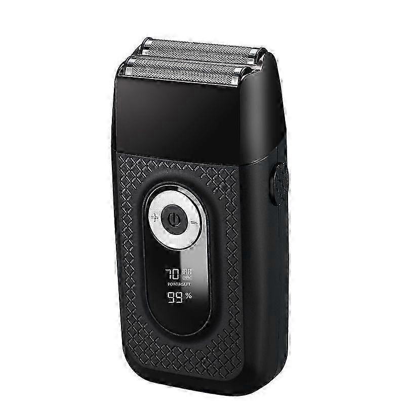Reciprocating Electric Shaver with LCD, Rechargeable Beard Trimmer