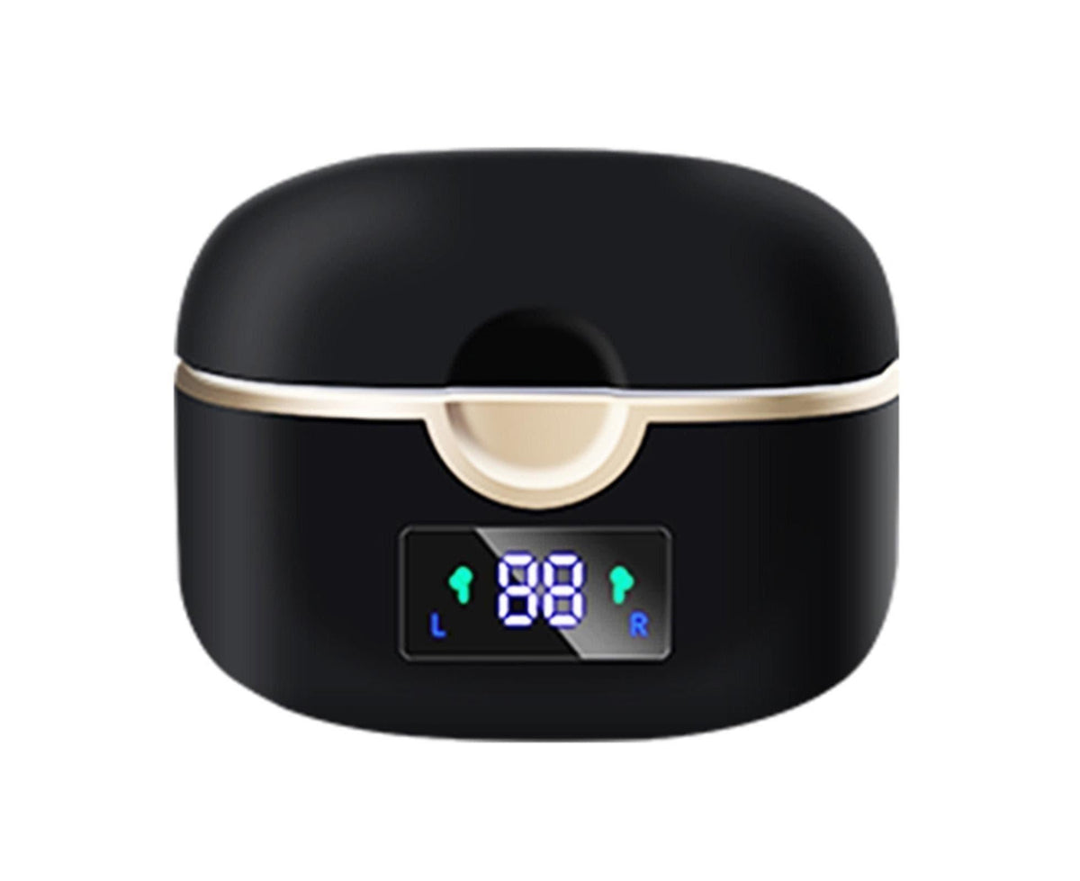 T22 Wireless Earphone Mega Bass Digital Display Black