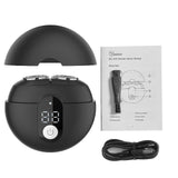 Silent Mini USB Shaver for Men, Compact Travel Beard Razor