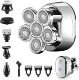 Waterproof USB Bald Head Shaver for Men, Rechargeable Rotary Razor