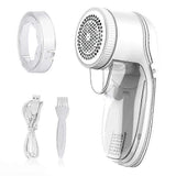 Large Electric Fluff Shaver, White Lint Remover for Clothes