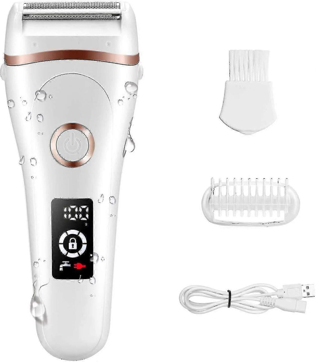 Rechargeable Women's Shaver, Cordless Hair Remover, USB Powered