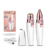 2-in-1 USB Eyebrow Shaver, Electric Facial Trimmer