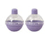 2Pcs Ice Cube Mold Reusable DIY Creative Light Bulb Shape Ice Ball Maker Household Supplies -Purple
