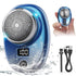 Waterproof USB Mini Beard Shaver, Rechargeable Travel Razor