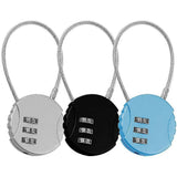 3pcs Digital Combination Luggage Lock - Travel Bag Padlock Set
