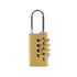 4-Dial Luggage Padlock - Outdoor Travel Lock for Backpack/Suitcase (5.7x2.2x1cm)