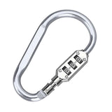D-Shape Password Lock - Backpack Gym Luggage Carabiner Lock