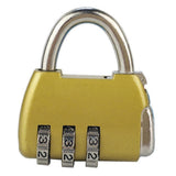 3-Digit Zinc Alloy Combo Lock - Heavy Duty Luggage Padlock