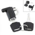 Motorcycle Helmet Lock - Universal Black B-Type with Key